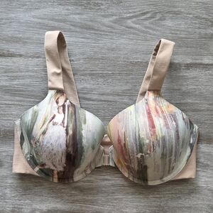 Spanx Bra-llelujah Underwire Front Closure Art Print Bra 38C